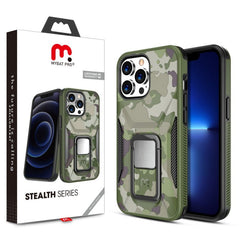 MyBat Pro Stealth Series for Apple iPhone 13 Pro Max (6.7) - Army Green Camo - MyBat Pro