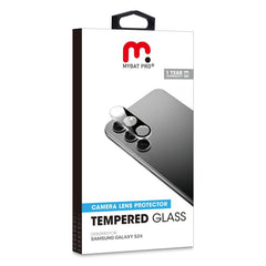 MyBat Pro Tempered Glass Lens Protector (2.5D) for Samsung Galaxy S24 - Clear - MyBat Pro