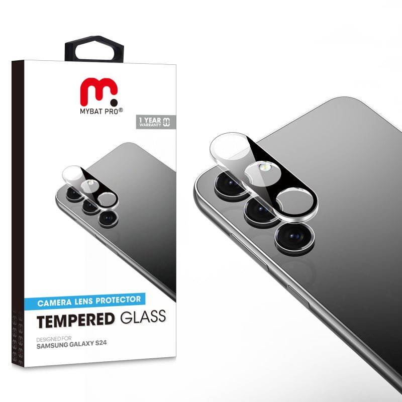 MyBat Pro Tempered Glass Lens Protector (2.5D) for Samsung Galaxy S24 - Clear - MyBat Pro