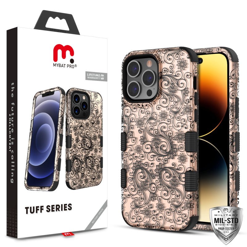 MyBat Pro TUFF Series Case for Apple iPhone 14 Pro (6.1) - Leaf Clover - MyBat Pro