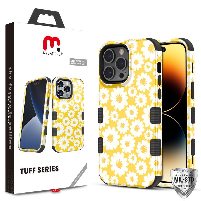 MyBat Pro TUFF Series Case for Apple iPhone 14 Pro (6.1) - Yellow Daisy - MyBat Pro