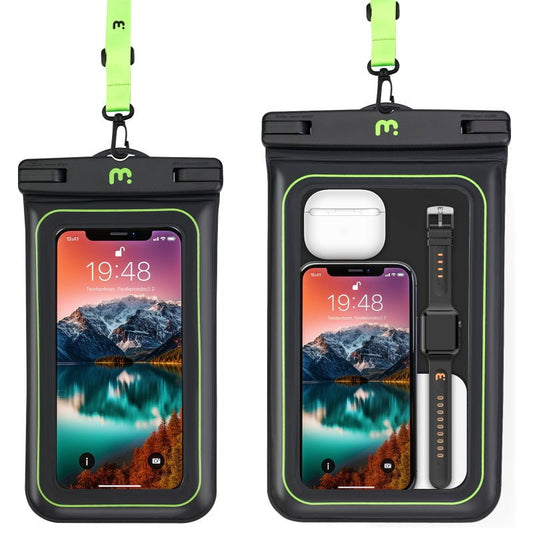 MyBat Pro Universal Floating Waterproof Phone Pouch +Universal Floating Waterproof Phone Pouch (XL Size) - Black - MyBat Pro