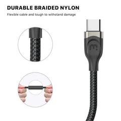 MyBat Pro USB - A to USB - C Braided Cable (L=6 FT) - MyBat Pro