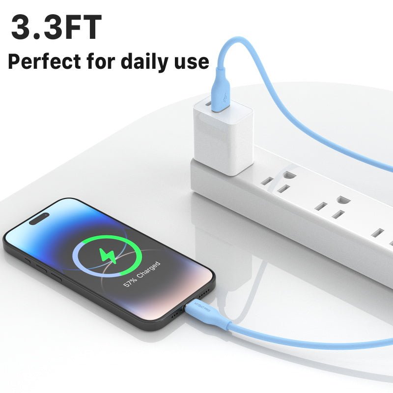 MyBat Pro USB - A to USB - C Liquid Silicone Cable (L=3 FT) - MyBat Pro