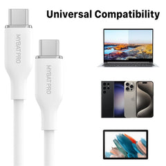 MyBat Pro USB - C to USB - C Liquid Silicone Cable (L=6 FT) - MyBat Pro