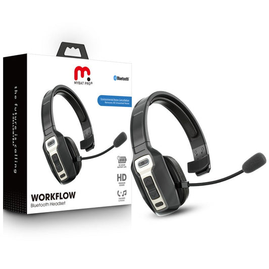 MyBat Pro WorkFlow Bluetooth Headset with Noise Cancelling Microphone - MyBat Pro