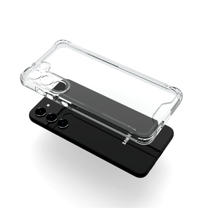 MyBat Sturdy Gummy Cover for Samsung Galaxy S23 Plus - Highly Transparent Clear / Transparent Clear - MyBat Pro