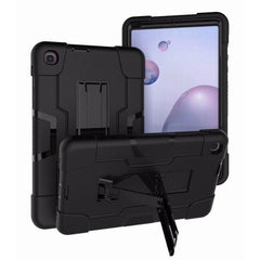 MyBat Symbiosis Stand Protector Cover for Samsung T307 (Galaxy Tab A 8.4 (2020)) - Black / Black