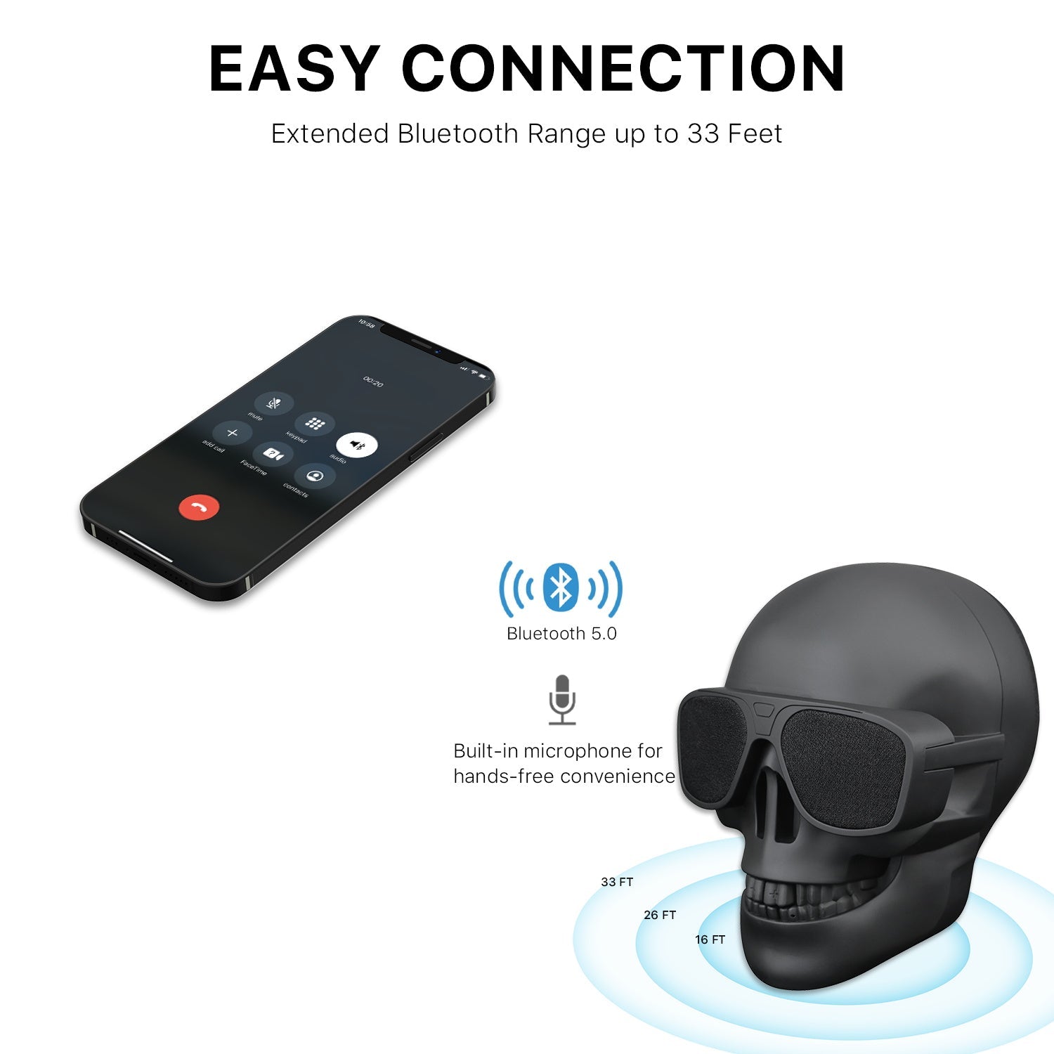 Skull Jams Bluetooth Speaker - MyBat Pro