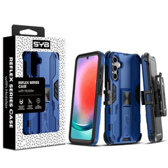 SYB Reflex Series Case with Holster for Samsung Galaxy A15 5G - Reflex Blue - MyBat Pro