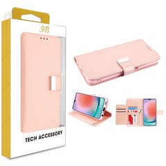 SYB Wallet Folio Case for Samsung Galaxy A15 5G - Rose Gold - MyBat Pro