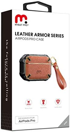 MyBat Pro Leather Armor Series Case for Apple AirPods Gen 1 and
