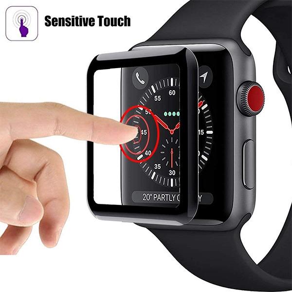 Full Coverage Tempered Glass Watch Screen Protector - MyBat Pro