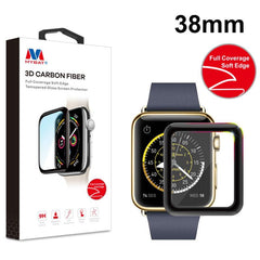 Full Coverage Tempered Glass Watch Screen Protector - MyBat Pro