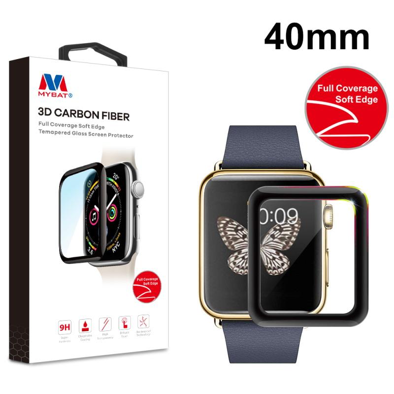 Full Coverage Tempered Glass Watch Screen Protector - MyBat Pro