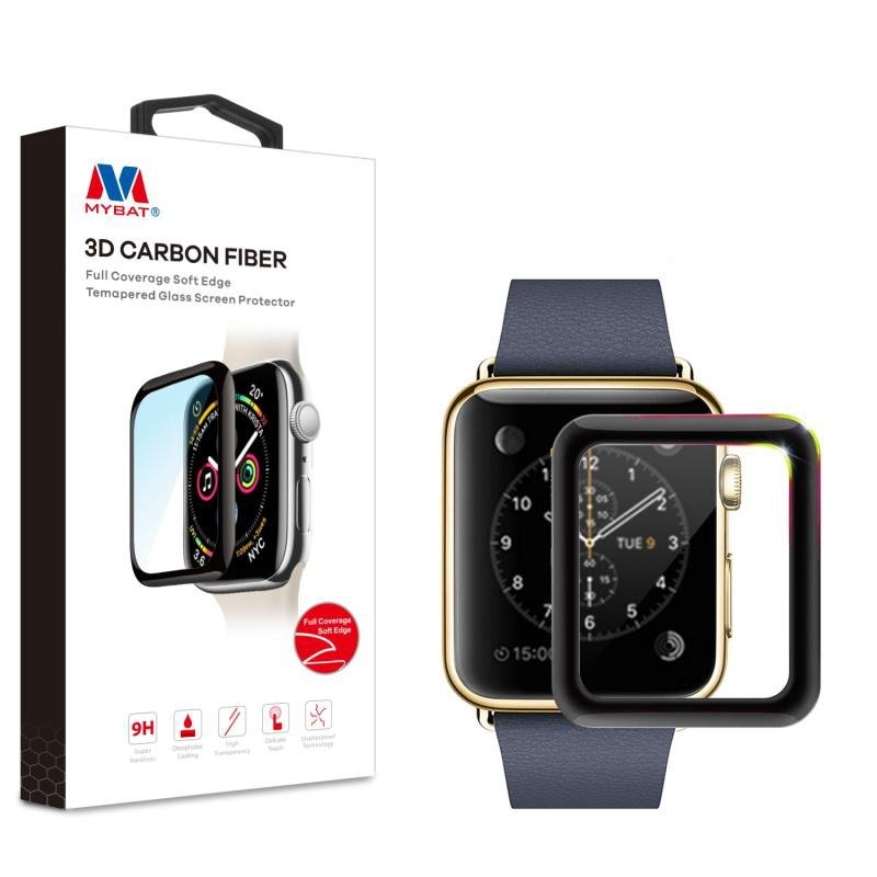 Full Coverage Tempered Glass Watch Screen Protector - MyBat Pro