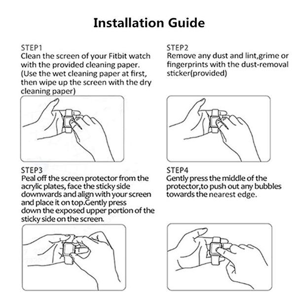 Full Coverage Tempered Glass Watch Screen Protector - MyBat Pro