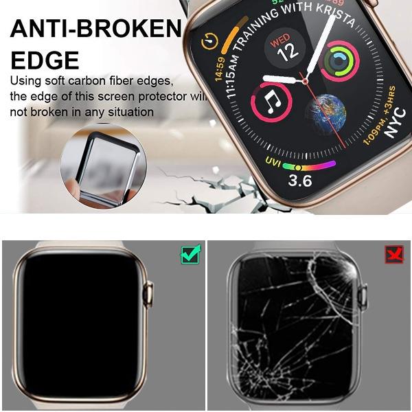 Full Coverage Tempered Glass Watch Screen Protector - MyBat Pro