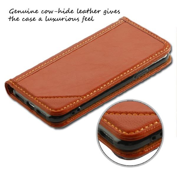 MyJacket Genuine Leather Series Wallet Case - MyBat Pro