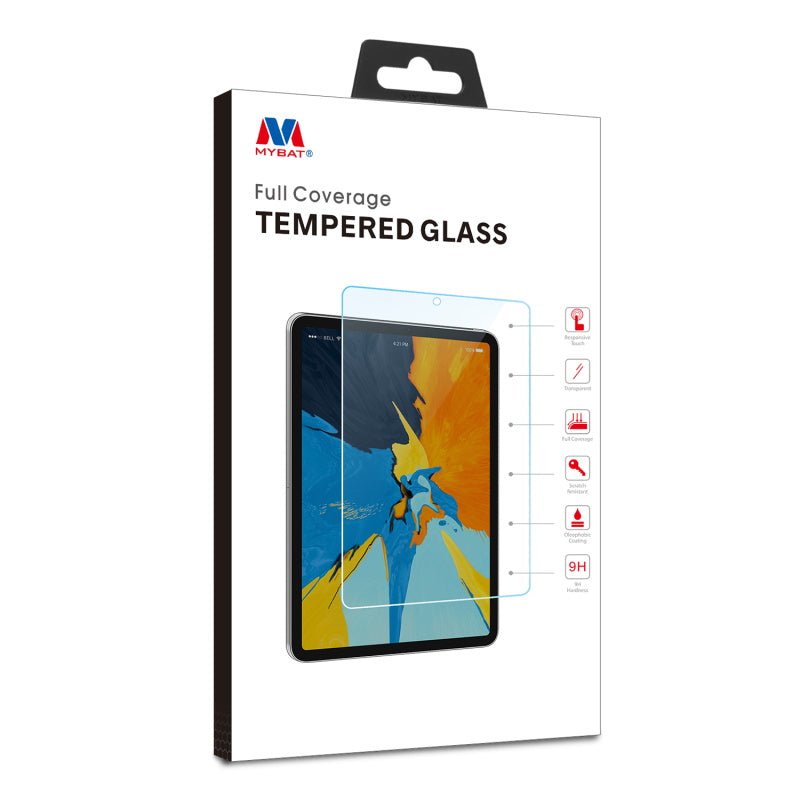 Full Coverage Tempered Glass Tablet Screen Protector - MyBat Pro