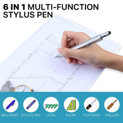 6 in 1 Multi - Functional Stylus Pen - MyBat Pro