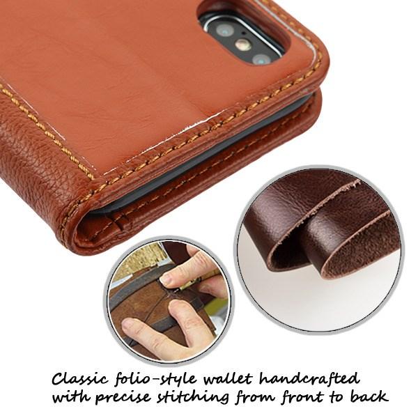 MyJacket Genuine Leather Series Wallet Case - MyBat Pro