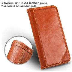 MyJacket Genuine Leather Series Wallet Case - MyBat Pro