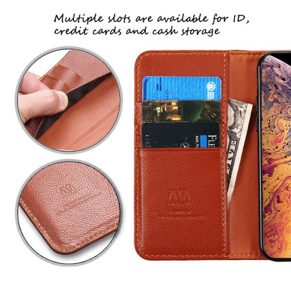 MyJacket Genuine Leather Series Wallet Case - MyBat Pro