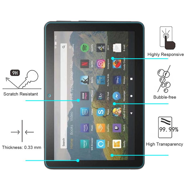 Full Coverage Tempered Glass Tablet Screen Protector - MyBat Pro