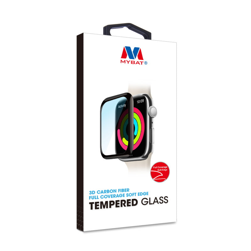 Carbon Fiber Full Coverage Tempered Glass Screen Protector - MyBat Pro