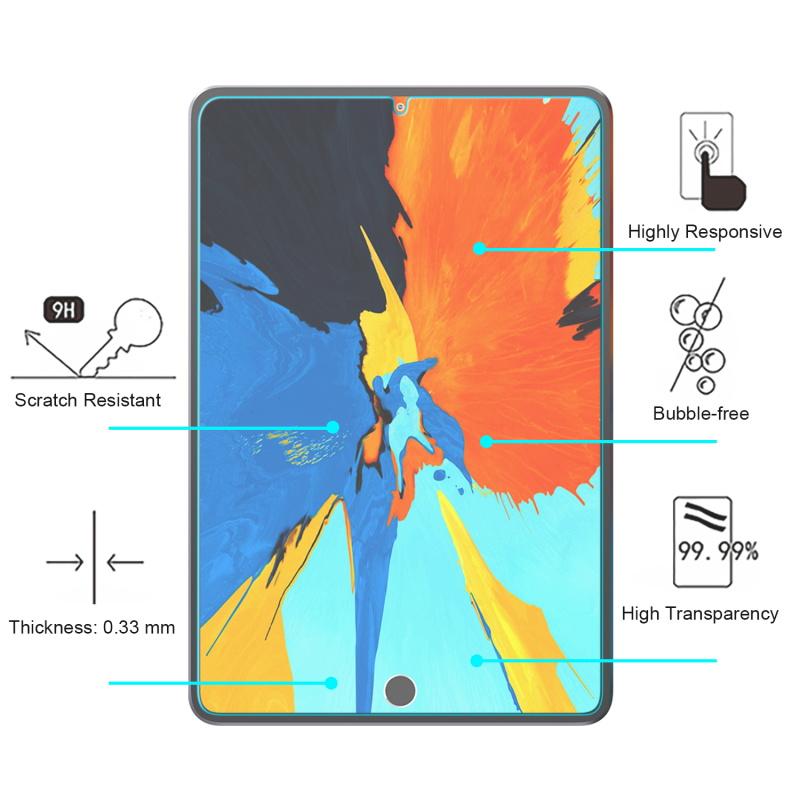 Full Coverage Tempered Glass Tablet Screen Protector - MyBat Pro