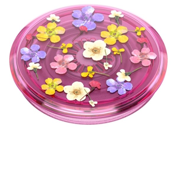 PopSockets PopGrip - Translucent Pink Ditsy Floral - MyBat Pro