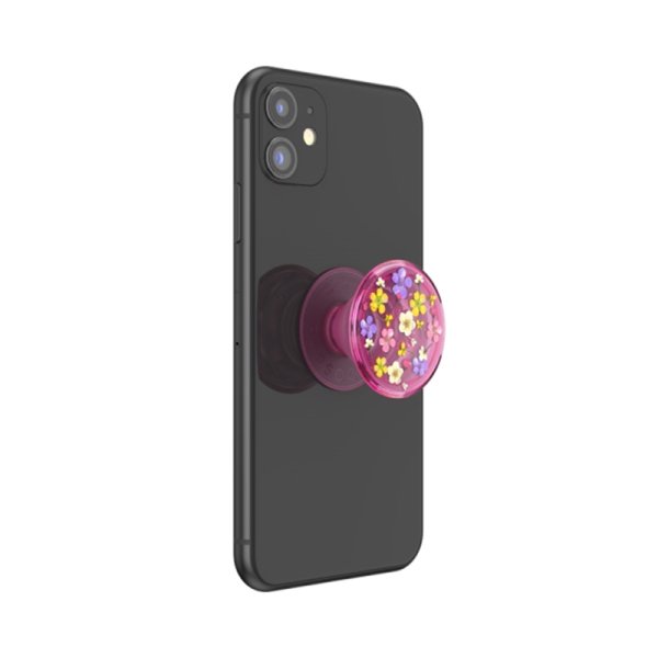 PopSockets PopGrip - Translucent Pink Ditsy Floral - MyBat Pro