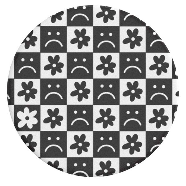 PopSockets PopGrip - Emo Checker B&W - MyBat Pro