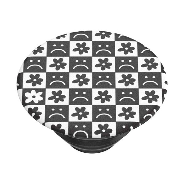 PopSockets PopGrip - Emo Checker B&W - MyBat Pro