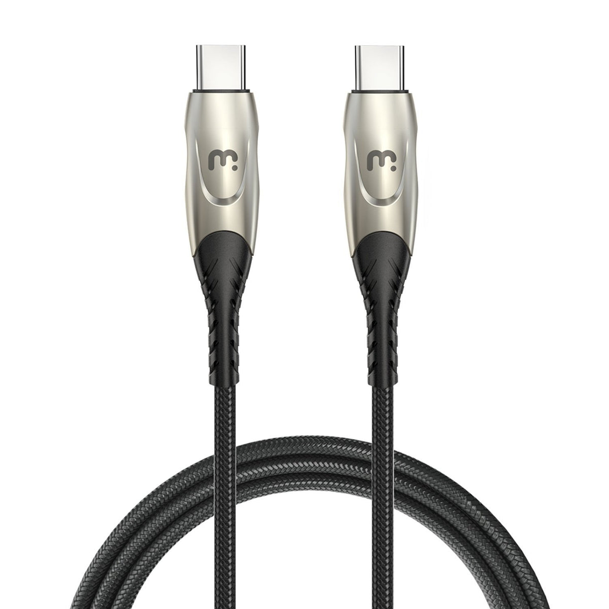 USB - C to USB - C Zinc Alloy Quick Charging Braided Cable - MyBat Pro