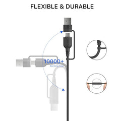 2 - in - 1 Adapter Quick Charging Cable - MyBat Pro