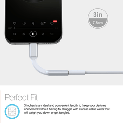 MFi Lightning Connector to 3.5mm Audio Adapter - MyBat Pro