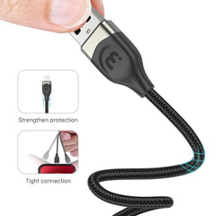 MFI Braided Lightning Sync Cable - MyBat Pro