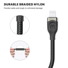 MFI Braided Lightning Sync Cable - MyBat Pro