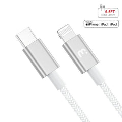 USB - C to Lightning Braided Cable - MyBat Pro