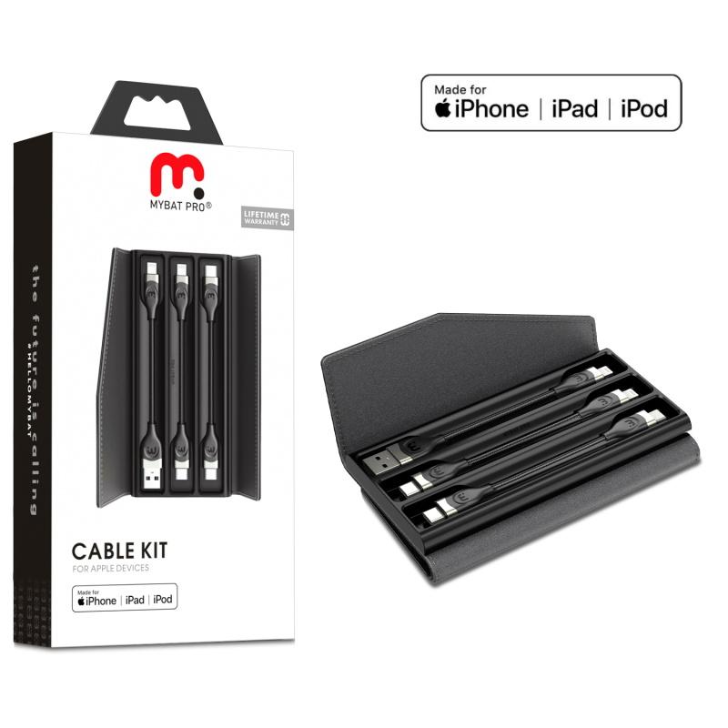 MFi Cable Kit For Apple Devices - MyBat Pro