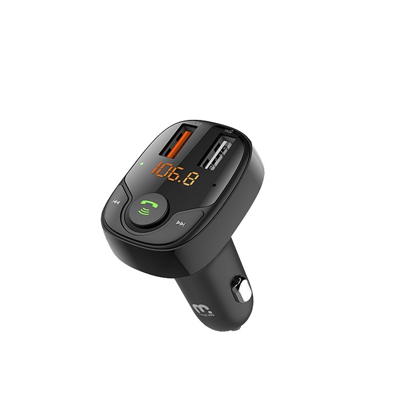 MyBat Pro S - 15 FM Transmitter + Car Charger - Black - MyBat Pro