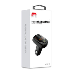 MyBat Pro S - 15 FM Transmitter + Car Charger - Black - MyBat Pro