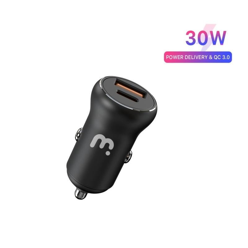 2 - Port Quick Power Delivery Car Charger (30W) - MyBat Pro