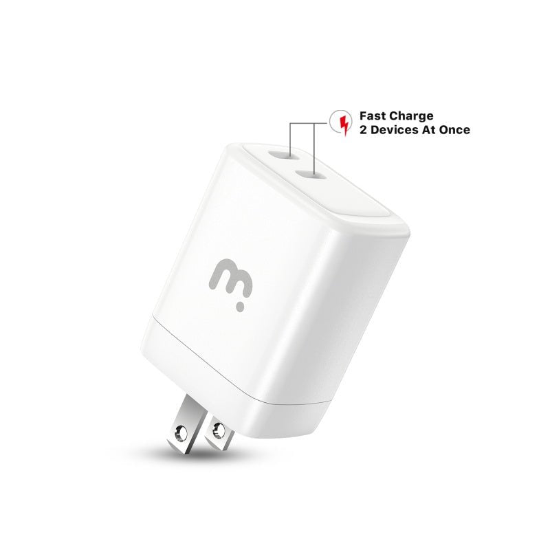 MyBat Pro 40W USB-C Wall Charger - White