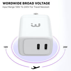 40W Dual USB - C Wall Charger - MyBat Pro