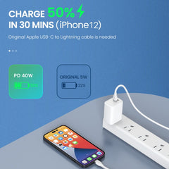 40W Dual USB - C Wall Charger - MyBat Pro