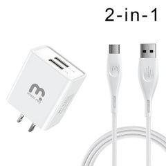 2 - in - 1 Travel Charger with 6FT Micro USB Cable - MyBat Pro