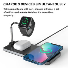 3 - in - 1 Wireless Charging Station - MyBat Pro